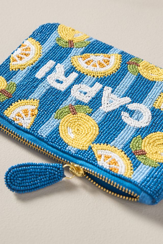 The Fiona Medium Beaded Pouch: City Edition #2
