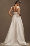 Willowby by Watters Ingrid Shirred Taffeta Corset A-Line Wedding Gown