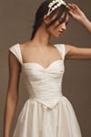 Willowby by Watters Ingrid Shirred Taffeta Corset A-Line Wedding Gown