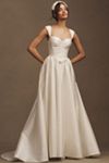 Willowby by Watters Ingrid Shirred Taffeta Corset A-Line Wedding Gown