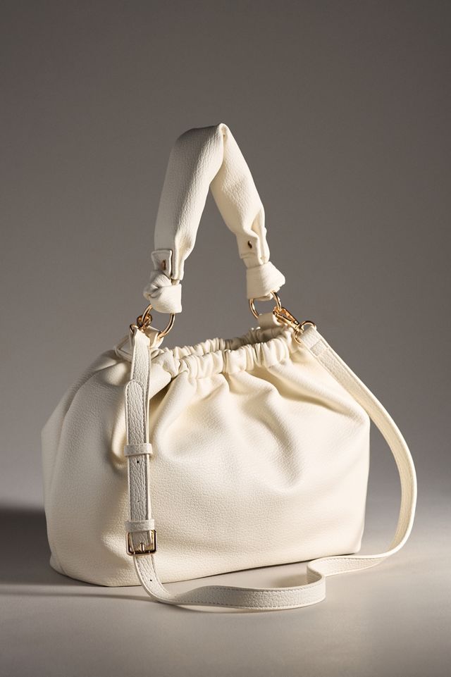 Mali + Lili Nala Scrunched Faux-Leather Crossbody Bag #1