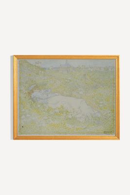 Reclining Woman in the Dunes Wall Art