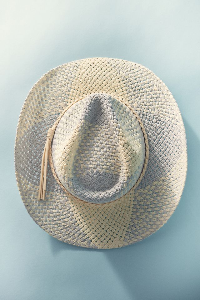 By Anthropologie Two-Tone Straw Rancher #4