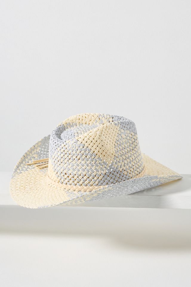 By Anthropologie Two-Tone Straw Rancher #2