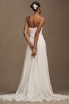 Watters Donovan Off-The-Shoulder Satin Corset