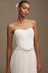 Watters Donovan Off-The-Shoulder Satin Corset