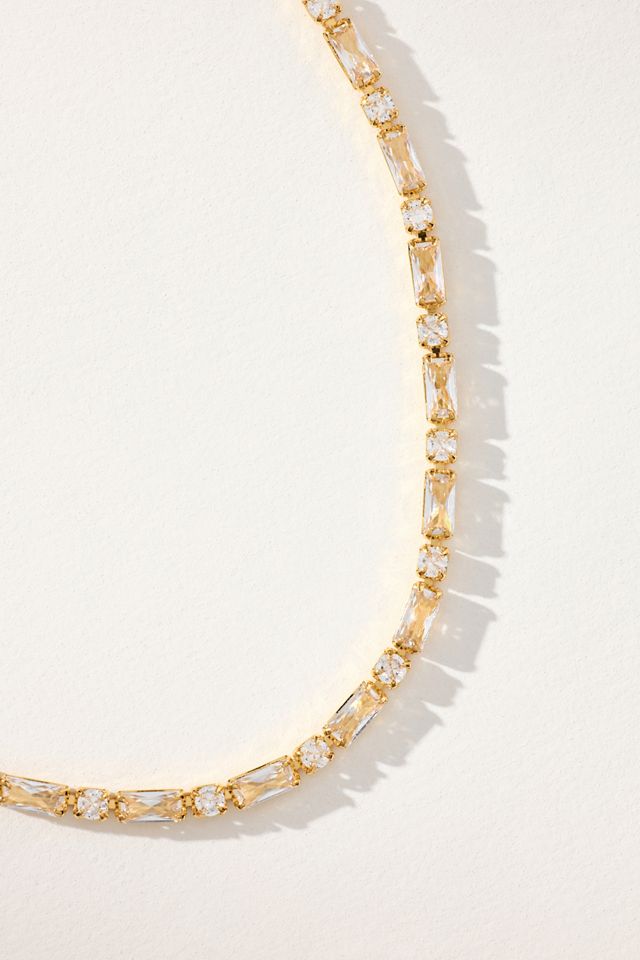 Jackie Mack Alpha Tennis Necklace #1