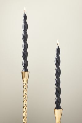 Twisted Taper Candles, Set of 2