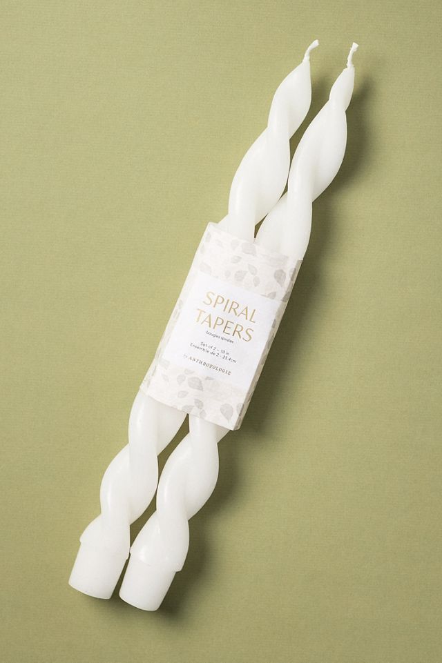 Twisted Taper Candles, Set of 2 #1