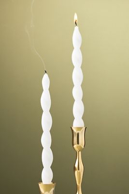 Twisted Taper Candles, Set of 2