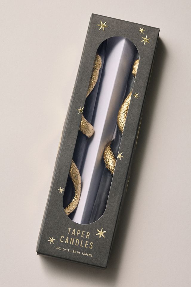 Snake Taper Candles, Set of 2 #1