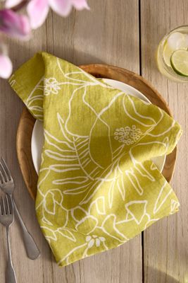 Botanical Linework Napkins, Set of 2