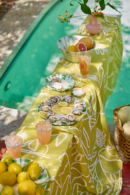 Botanical Linework Tablecloth