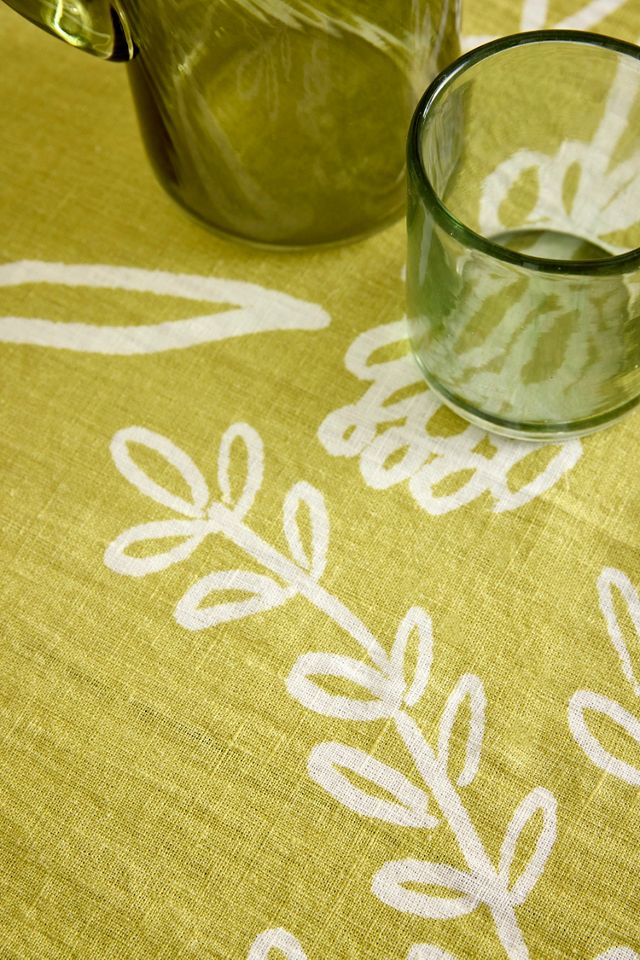 Botanical Linework Tablecloth #1