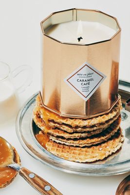 mise en place Gourmand Caramel Café Metal Tin Candle