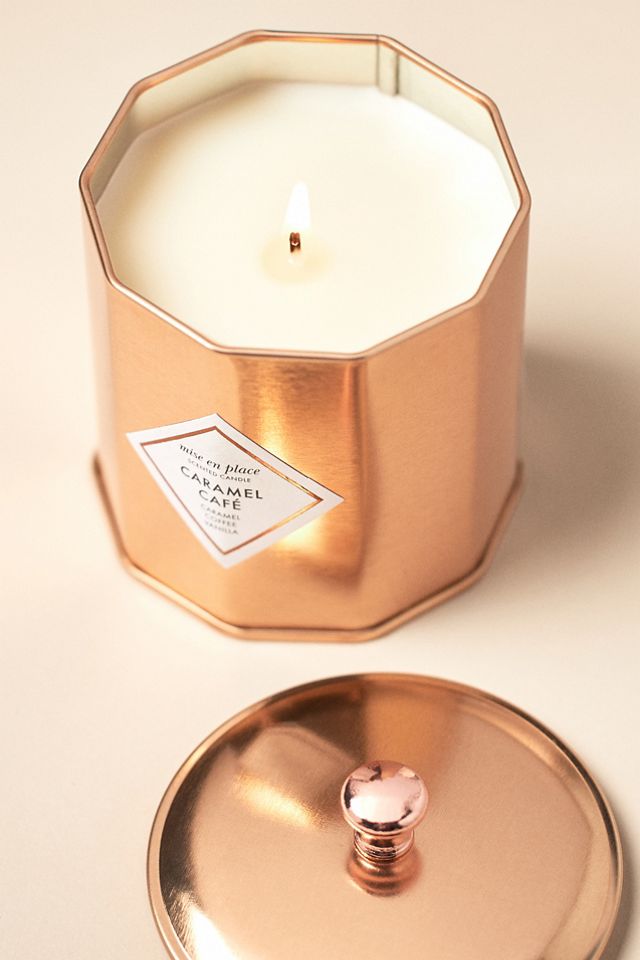 mise en place Gourmand Caramel Café Metal Tin Candle #3