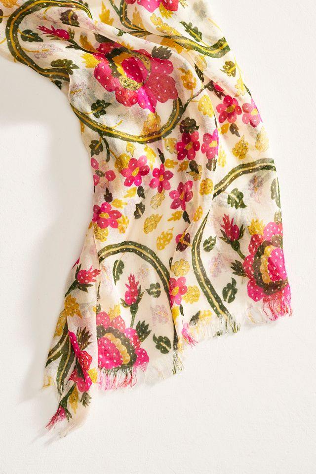 Vining Floral Scarf #1