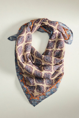 Terrain Embroidered Print Bandana In Multi