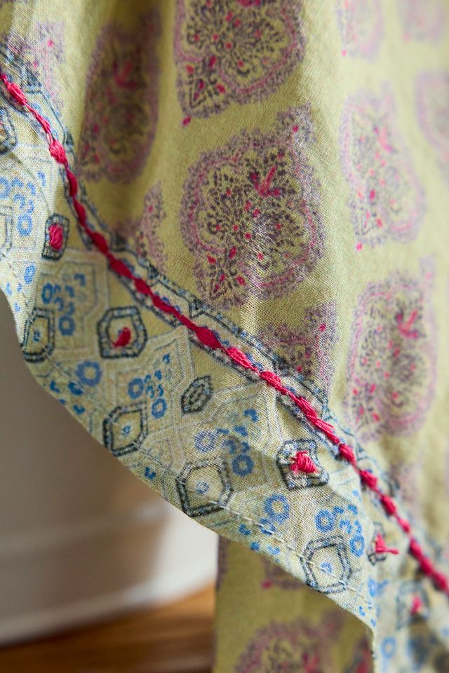 Embroidered Print Bandana #2