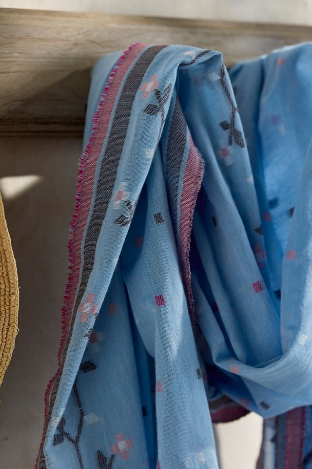 Embroidered Motif Scarf #1