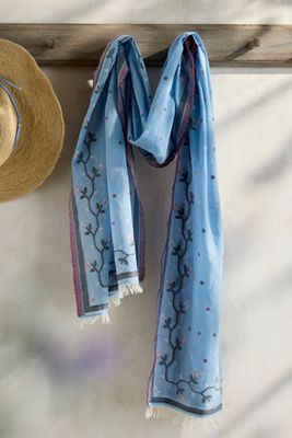 Embroidered Motif Scarf