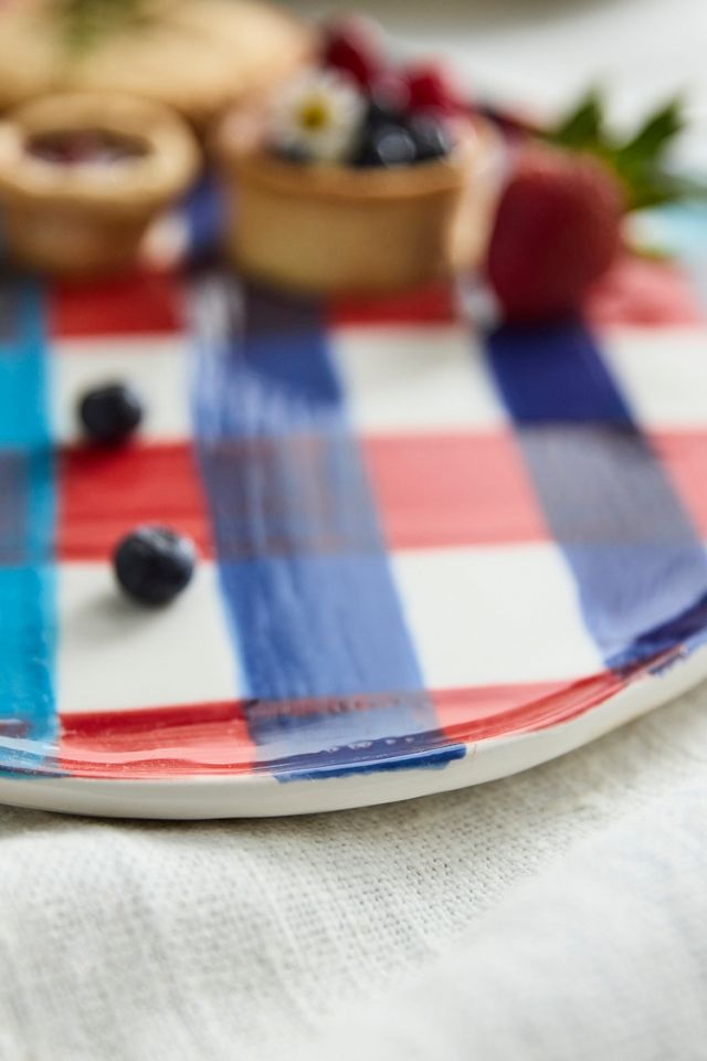 Americana Earthenware Serving Platter #2