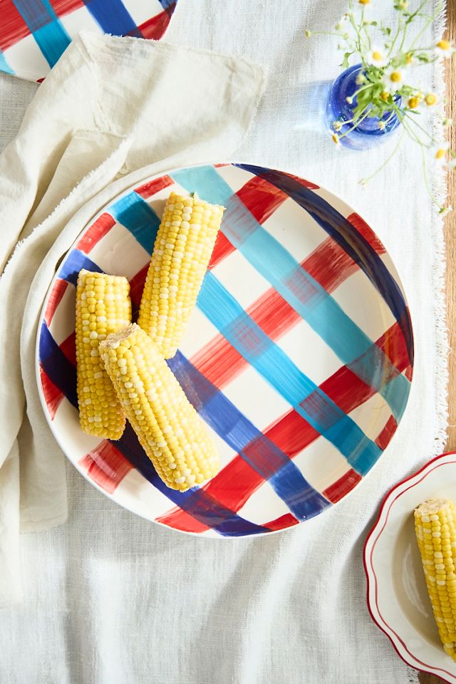 Americana Earthenware Serving Bowl #2