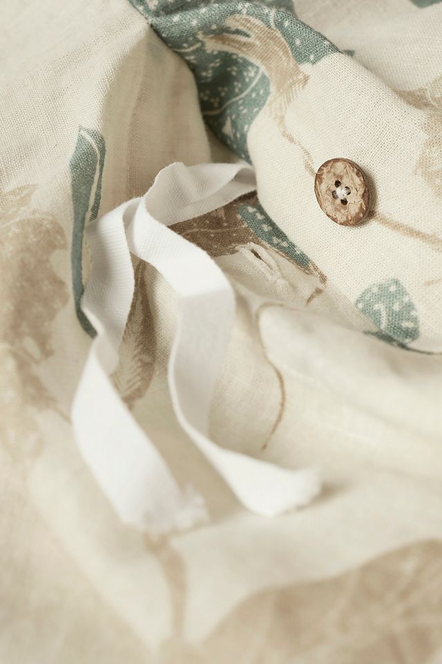 Coyuchi Aurora Print Duvet Cover #2