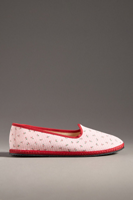 Shop Vibi Venezia Canvas Ballet Flats In Pink