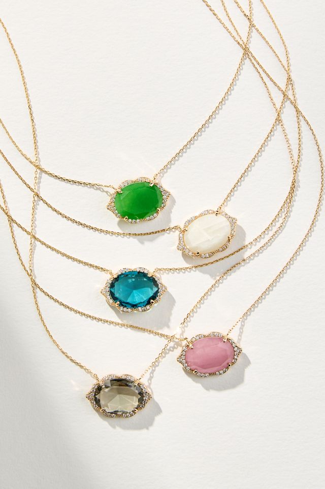 Dainty Stone Necklace #1