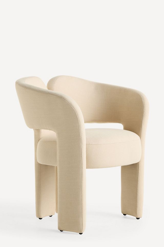 Celeste Linen Dining Chair #1