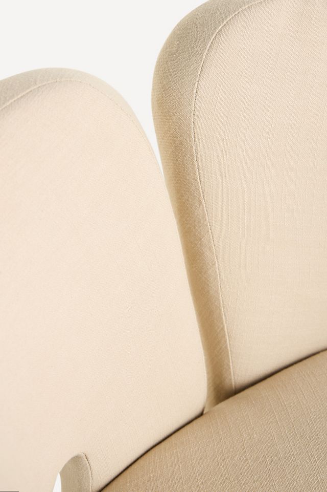 Celeste Linen Dining Chair #4
