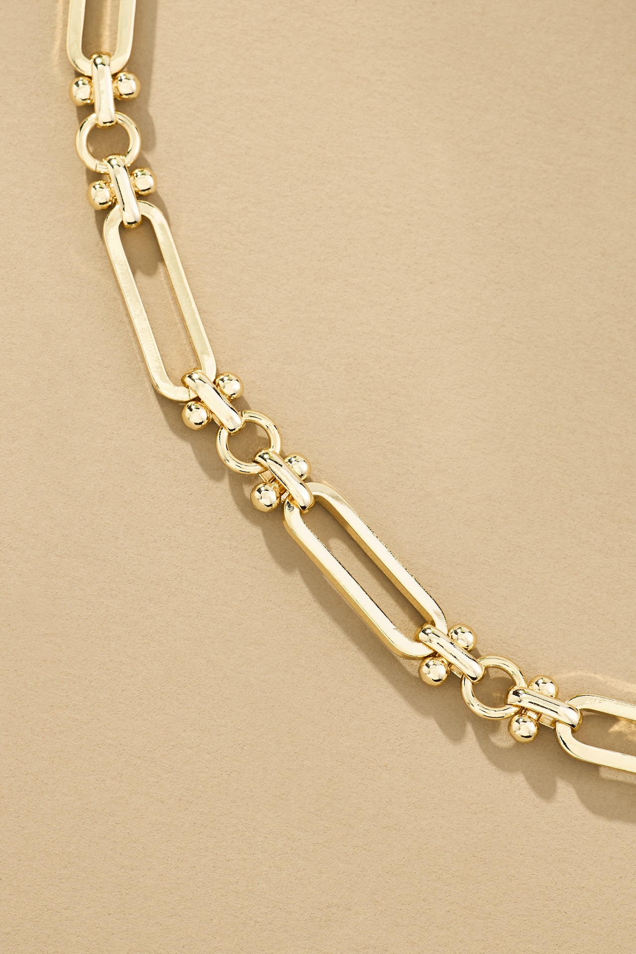 Large Paperclip Charm Necklace