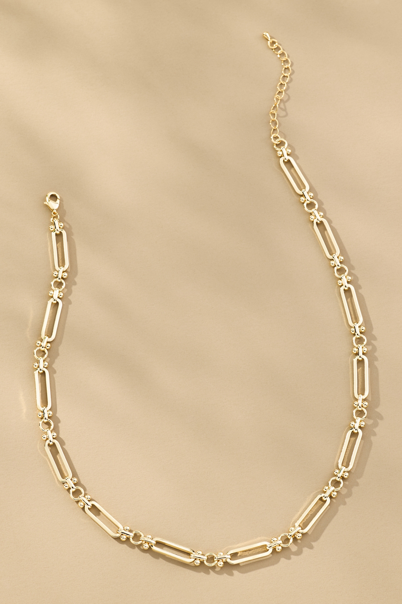 Large Paperclip Charm Necklace