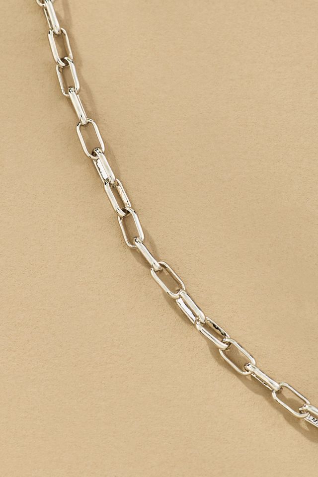 Boxbar Tiny Link Paperclip Chain Necklace #1