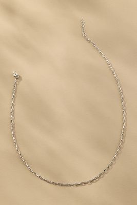 Boxbar Tiny Link Paperclip Chain Necklace