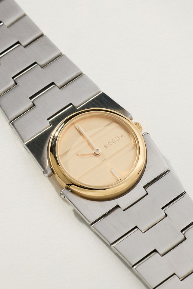 BREDA Sync Round Face Metal Watch #1