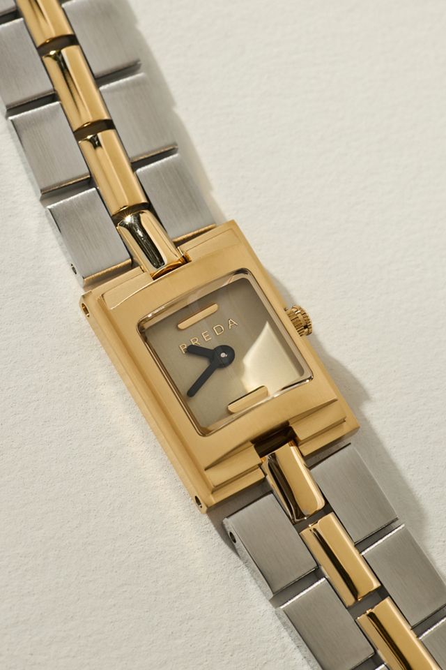 BREDA Relic Mixed Metal Watch Anthropologie
