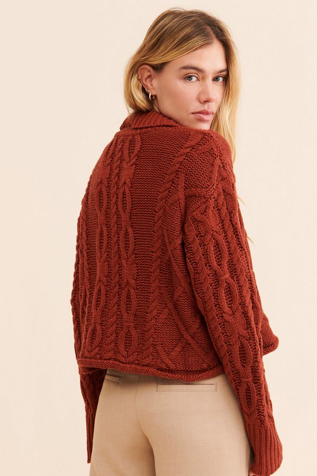 En Saison Bourieux Collared Pullover #1