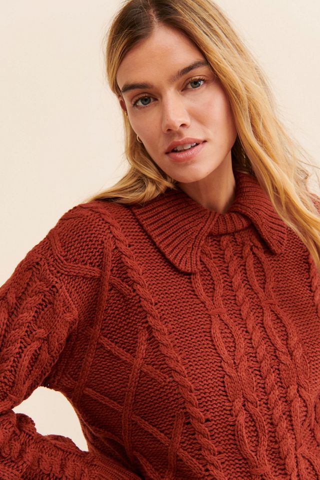 En Saison Bourieux Collared Pullover #2