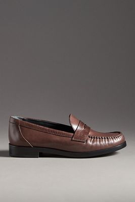 Ani Ruched Flat Loafers
