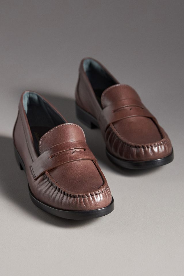 Reformation Ani Ruched Flat Loafers #1