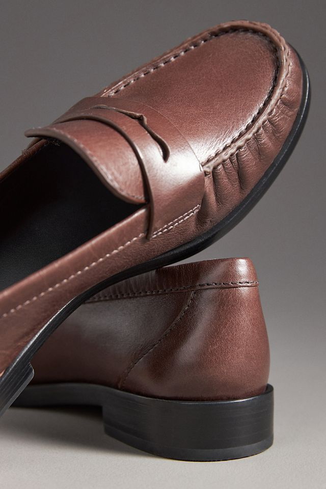 Reformation Ani Ruched Flat Loafers #2