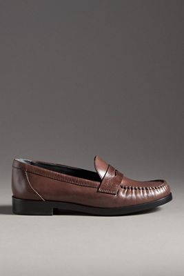 Reformation Ani Ruched Flat Loafers