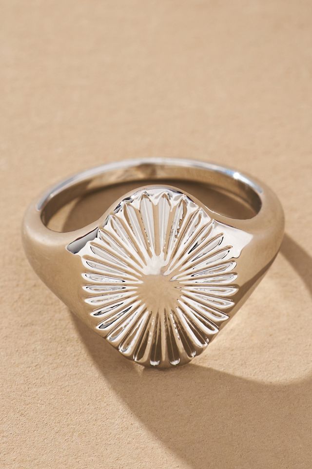 Sunburst Signet Ring #1