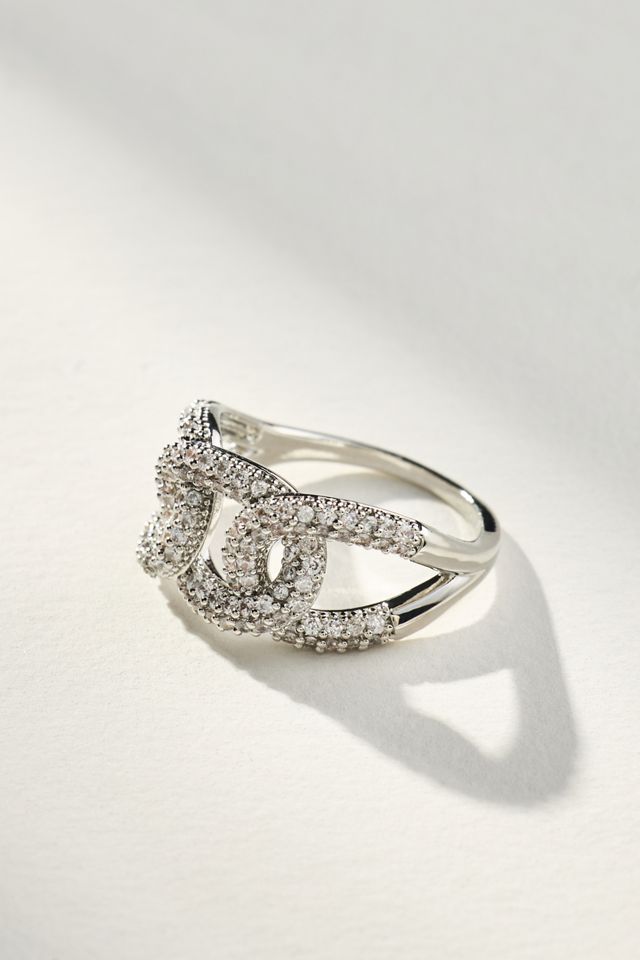 Pavé Loop Ring #1