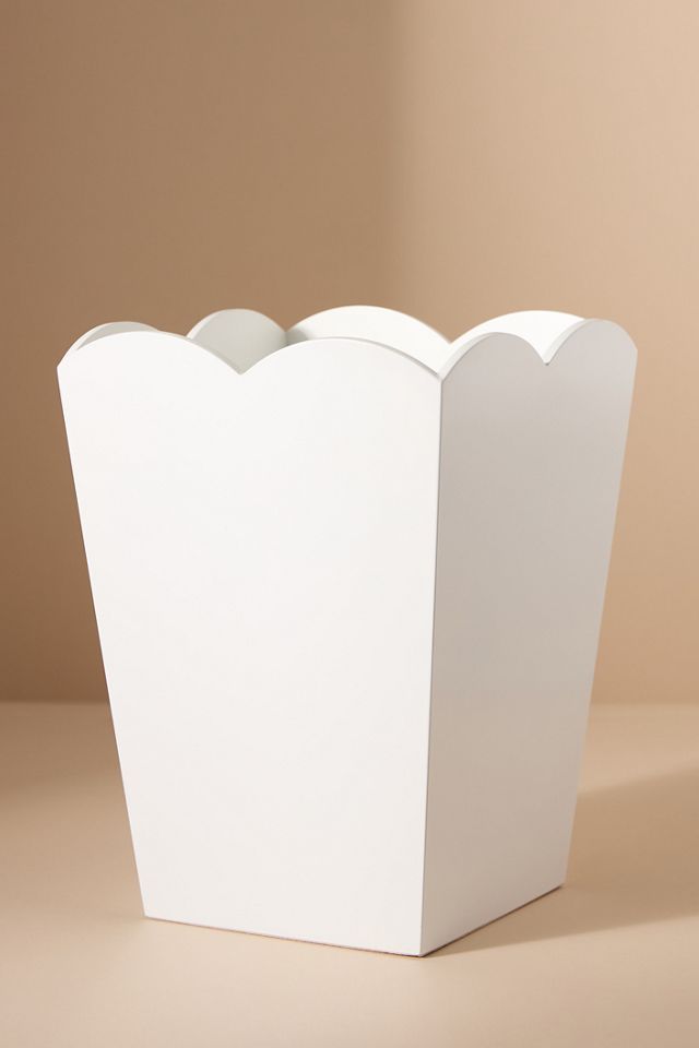 Addison Ross Lacquered Scallop Waste Bin #1