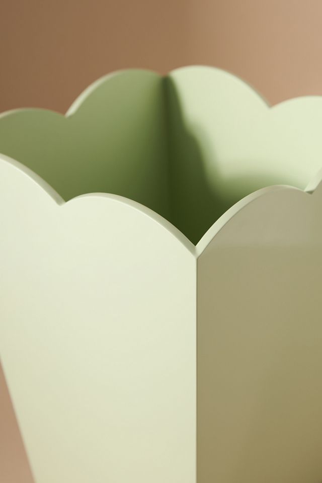 Addison Ross Lacquered Scallop Waste Bin #1