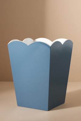 Addison Ross Lacquered Scallop Waste Bin