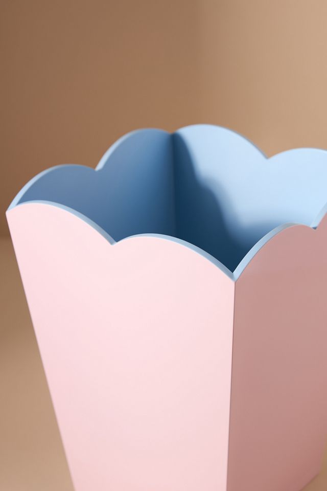Addison Ross Lacquered Scallop Waste Bin #1